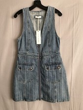 ASOS “URBAN BLESS” Women’s Denim Sleeveless Jean Dress - Blue Denim (Small)