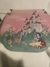 Bolso Bandolera Bolso de Mano Loungefly Disney Escena Castillo Blancanieves Nuevo con Etiquetas
