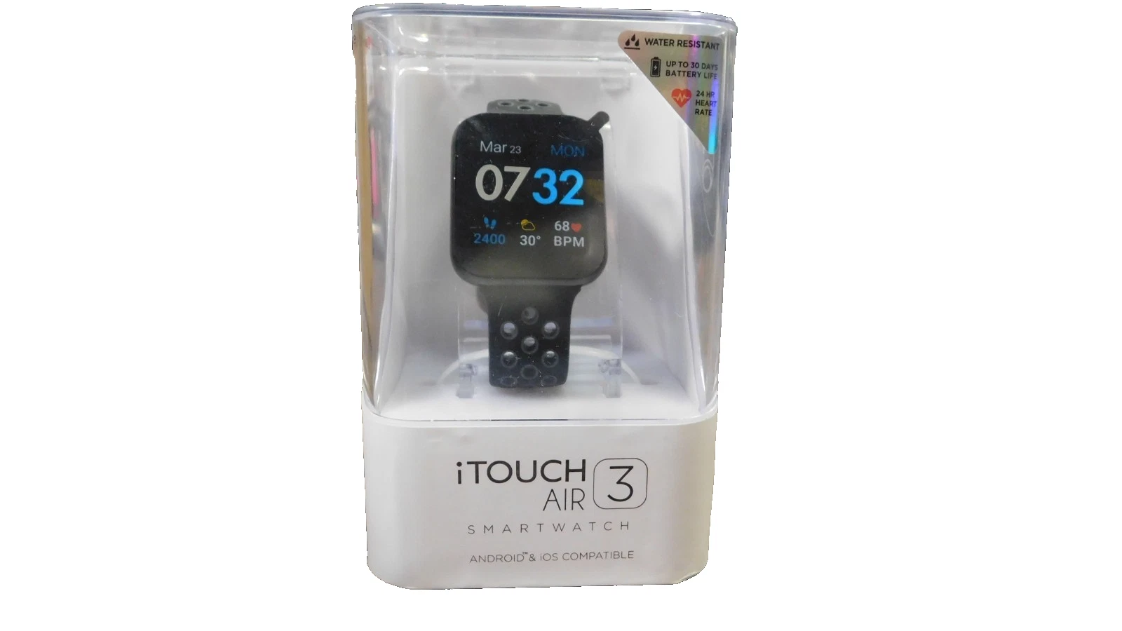 iTouch Air 3 Touchscreen Smartwatch Fitness Tracker, 44mm - Black -Android/IOS
Opens in a new window