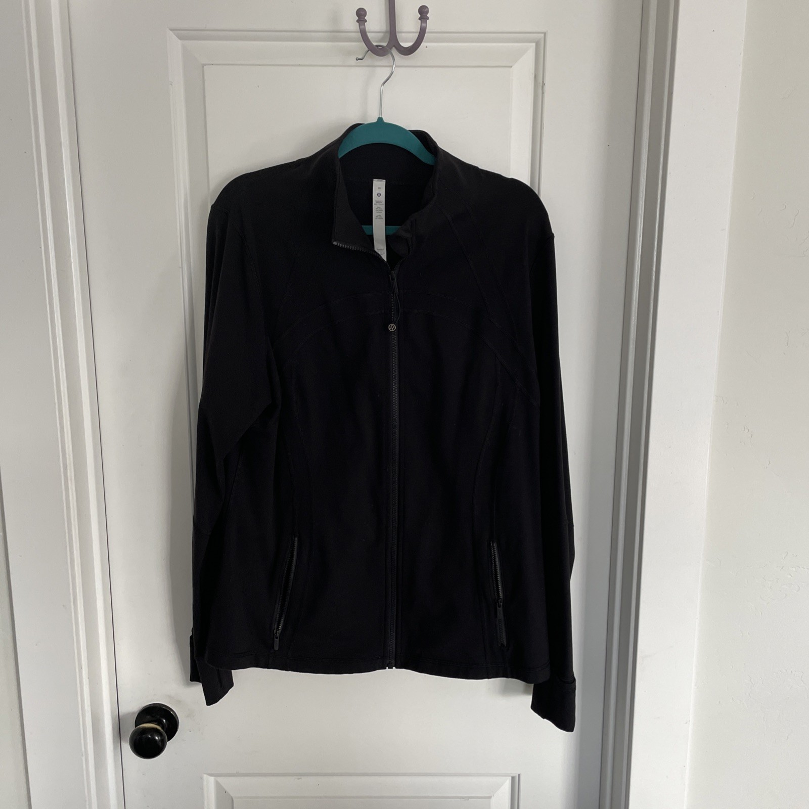 LULULEMON Define Jacket, size 20, black, EUC - image 1