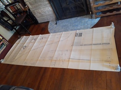 Harpsichord Plan.  1620 Clavicytherium From Nurenburg Museum Two Sheets. Upright