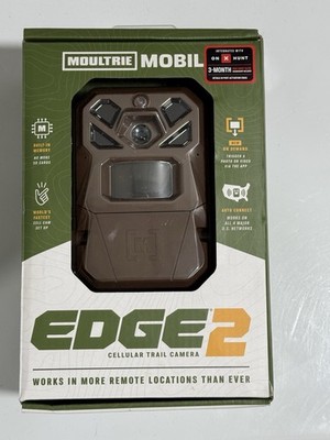 Moultrie Edge 2 Cellular Trail Camera - 100 Ft Detection Range - Low Glow Flash