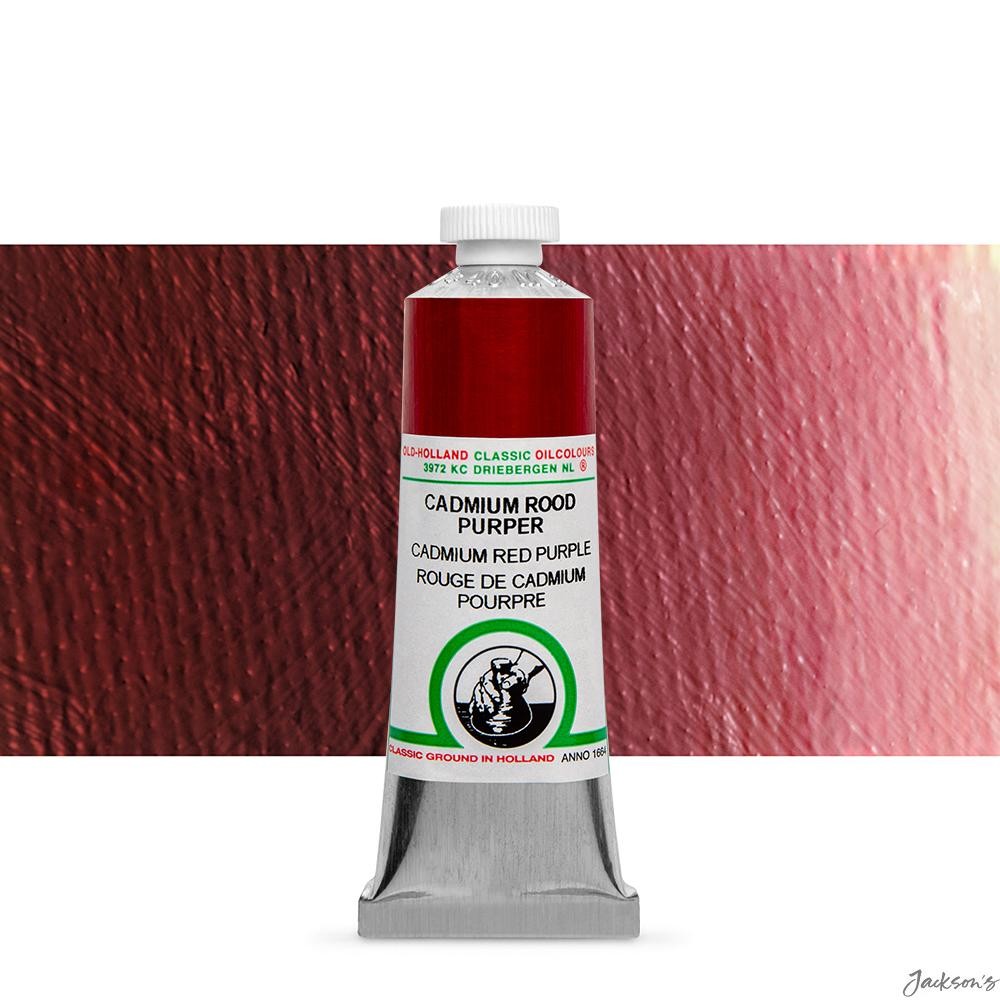 Old Holland Classic Oil Paint Cadmium Red Purple 40ml Artist Colour