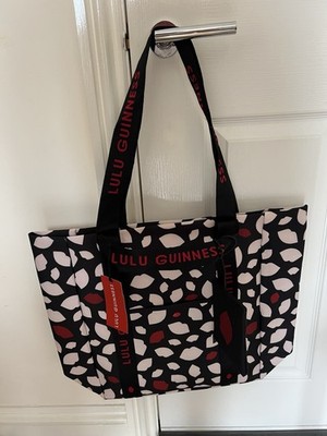 NEW Waitrose Lulu Guinness Flurry of Kisses Large Tote Shopping