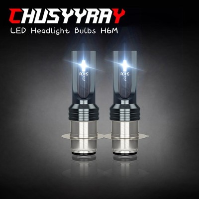 For Kawasaki Prairie 300 400 1999-2002 LED Headlight Kit H6 6000K