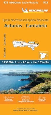 ASTURIAS CANT MICH REGIONAL MAP 572 by Michelin Hardback Self Help Business