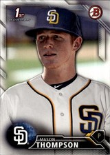 2016 Bowman Draft #BD-27 Mason Thompson San Diego Padres