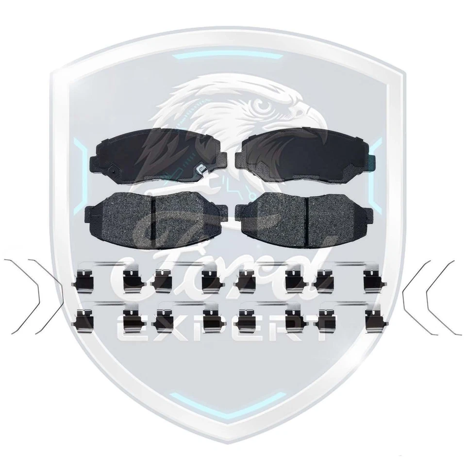 Premium OE Front & Rear Ceramic Brake Pads Kit For 2016 Honda CR-Z 9 Yr Warranty - Image 2 of 4