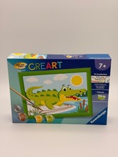 Ravensburger Malen nach Zahlen CreArt Krokodil an Land f&uuml;r Kinder ab 7 Jahren