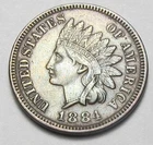 1884 INDIAN HEAD CENT,STRONG LIBERTY,DIAMONDS VERY NICE COIN!!!!(A7)