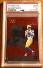 2024 Panini Prestige Jayden Daniels Red Xtra Points /999 Rookie RC #302 PSA 9