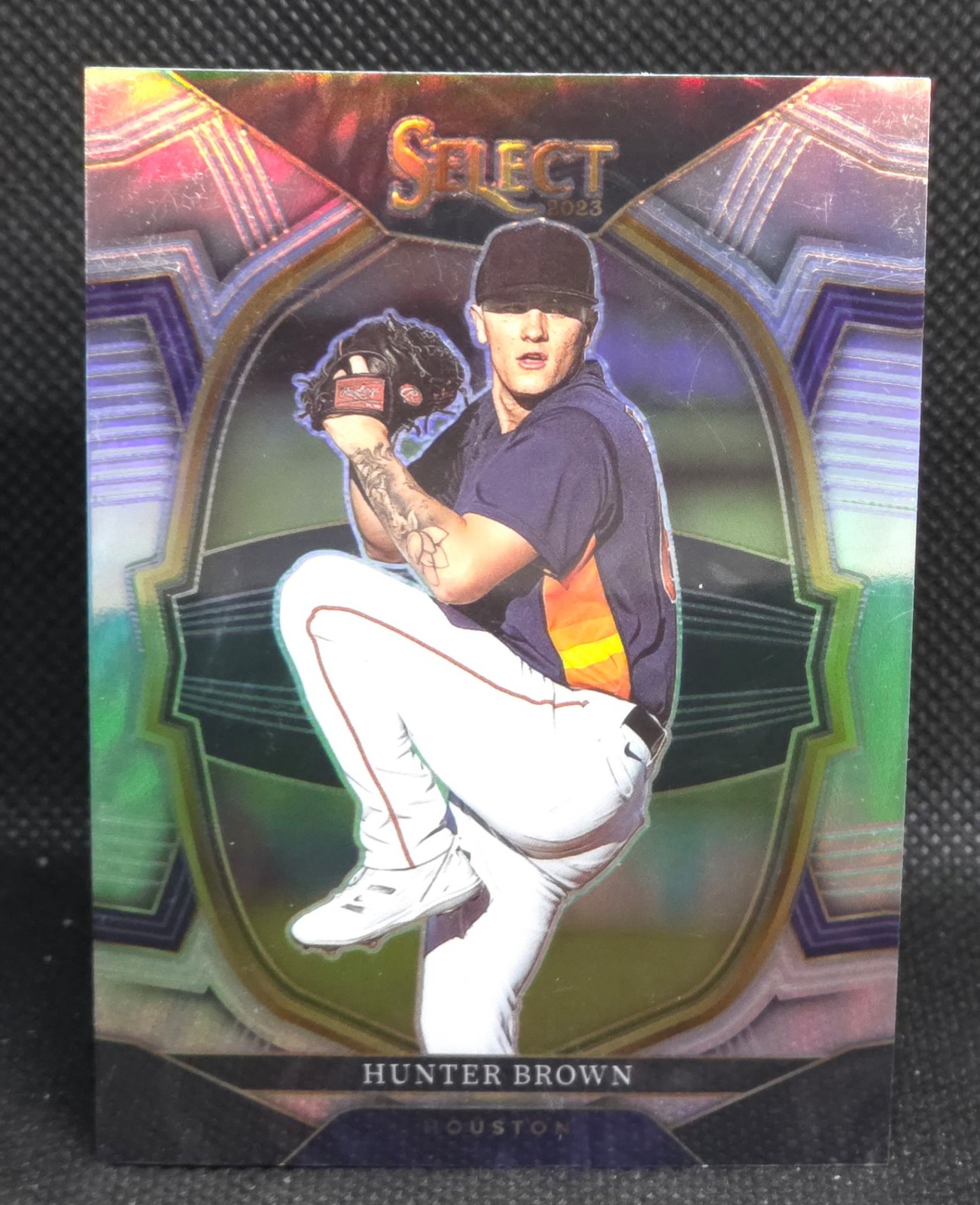 2023 Panini Select #98 Hunter Brown Silver Prizm