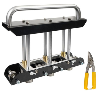 #ad ER3 Three Station Edge Roller Sheet Metal Edge Roller Bender0 90° Bending Angle $106.00