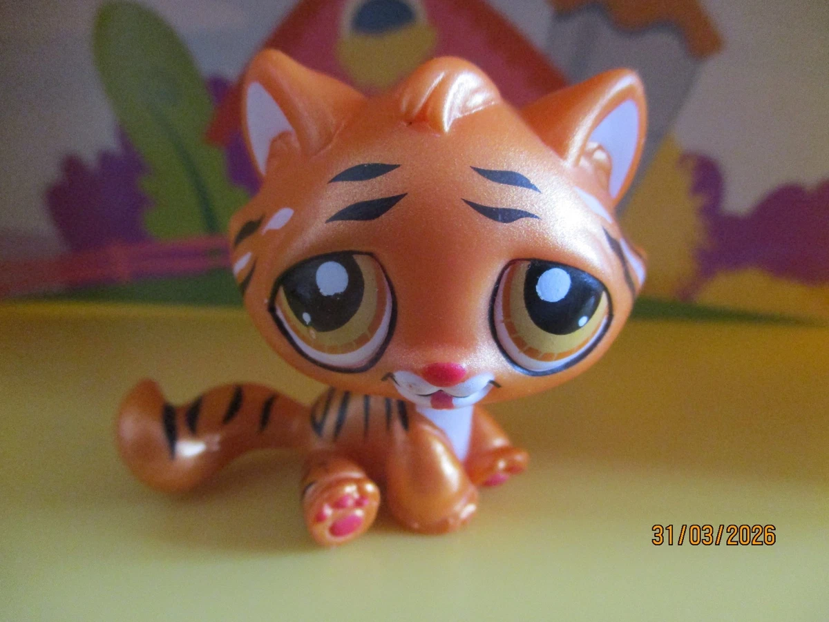 Littlest LPS petshop #1487 Tiger Tigre Nouvel An Chinois Effet Nacré