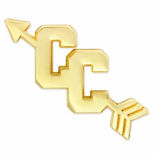 PinMart Cross Country Letterman Jacket Pin - Chenille Pin for Varsity/Junior