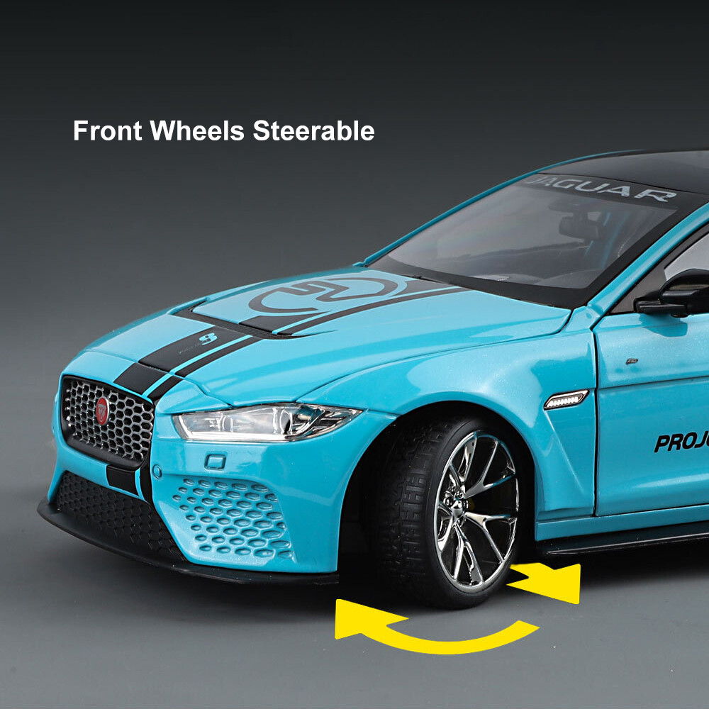1:18 Diecast Vehicle for Jaguar XE SV Project 8 Model Car Toy