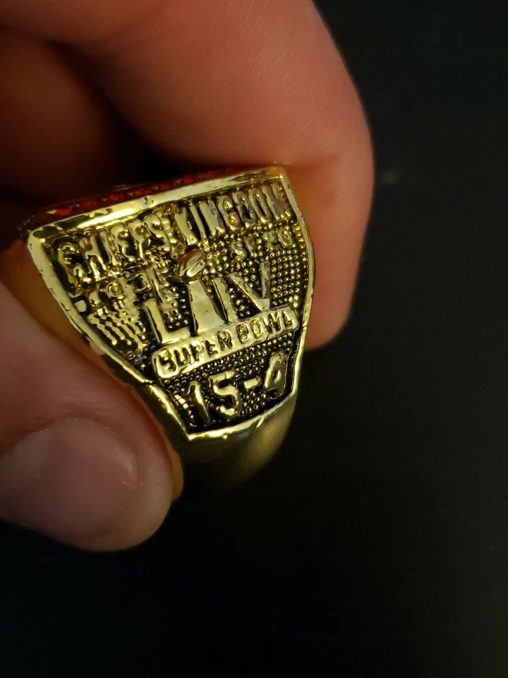 Anillo Kansas City Chiefs Super Bowl MAHOMES NFL 100 talla 11 Foto 3 de 4