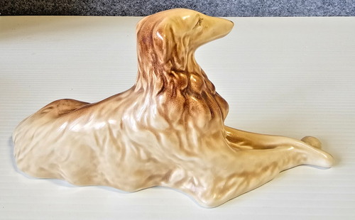 Sylvac England Borzoi Figurine Dog Russian Wolfhound 1940s - Picture 3 of 9
