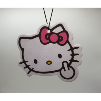 Hello Kitty Stinkefinger Air Freshener Duftbaum Car Scents Scent NEU OVP