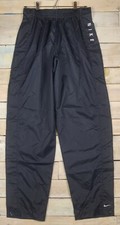 Vintage 90s NIKE Breakaway Nylon Black Windbreaker Track Pants Size M