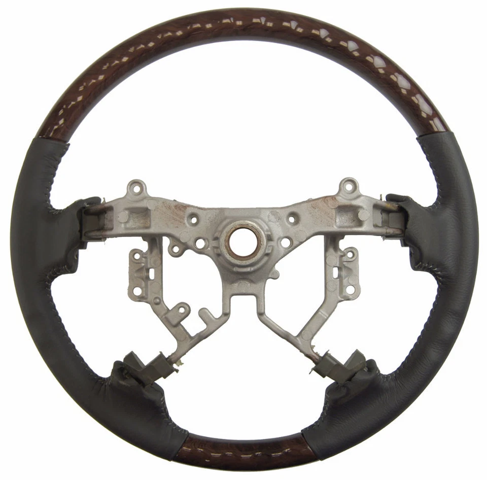 Volante Toyota Avalon 2008-2011 cuero gris oscuro con madera oscura nuevo Foto 4 de 4