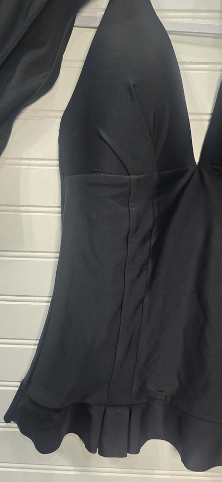 Traje de baño Shore Shapes Tankini 2 piezas talla 8 negro Foto 4 de 4