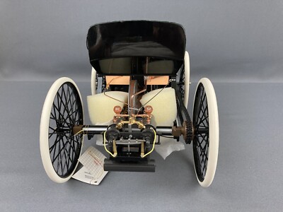 RARE Franklin Mint 1896 Ford Quadricycle w/Hardwood Display Case 1