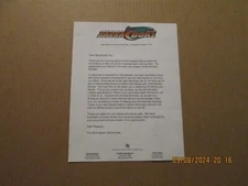 CFL Birmingham BarraCudas Vintage Defunct 1990's Team Logo Football Letterhead