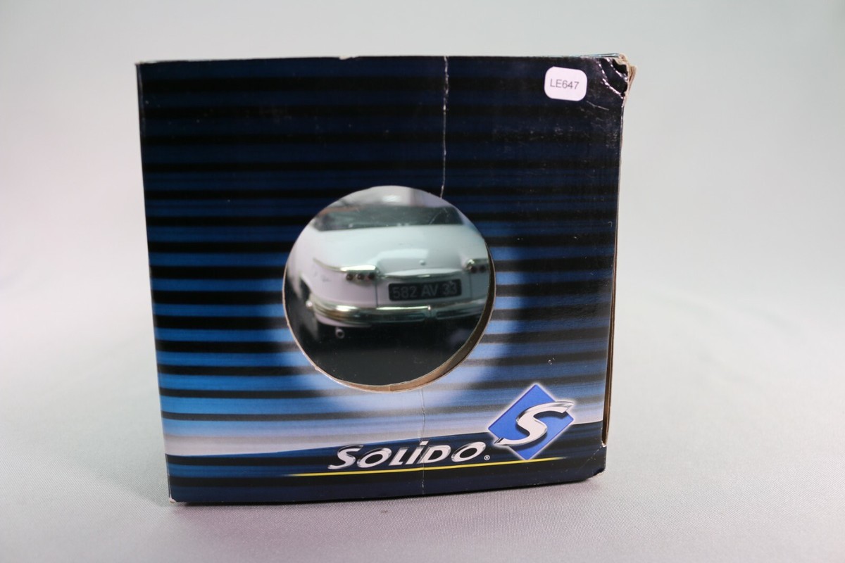 PANHARD PL17 CABRIOLET 1961 Blanc SOLIDO 1:43 de reference