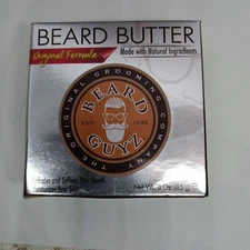 Beard Guyz Beard Butter Natural Ingredients Original Formula 3oz