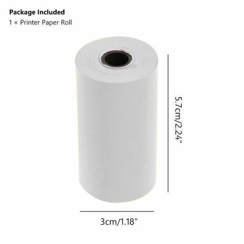 Thermal Printer Sticker Paper Rolls 2 1/4" 57*30mm For Peripage Paperang P1/P2 - Afbeelding 3 van 21