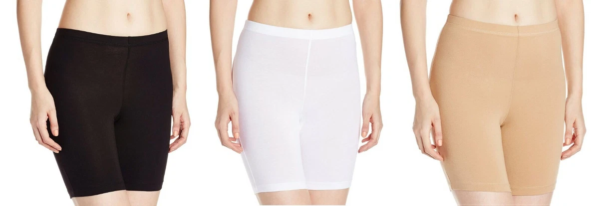 Jockey Cotton Women Girls Long Leg High Waist Shorts Hipster
