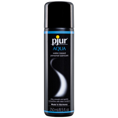 pjur AQUA lubricant Water based premium personal lube bodyglide Massage 8,5oz