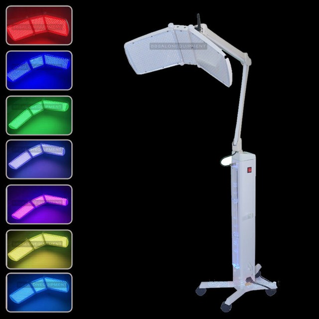 7 Colors LED Photon Photodynamic BIO Light AcneTherapy Anti Ageing Lamp 
