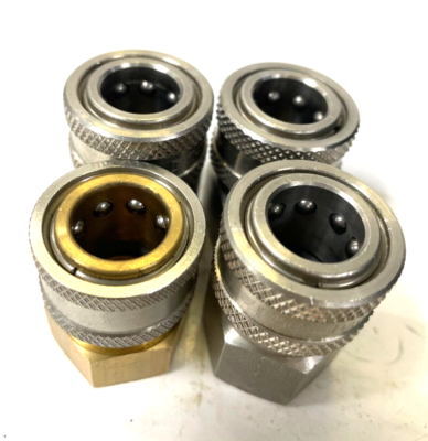 #ad STAINLESS PRESSURE WASHER HOSE COUPLING SOCKET 1 1 8quot; OD 1 5 8quot; LENGTH $15.00