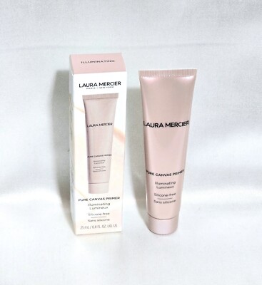 Laura Mercier Pure Canvas Primer Illuminating 25ml /0.8oz Sealed + Free Sample
