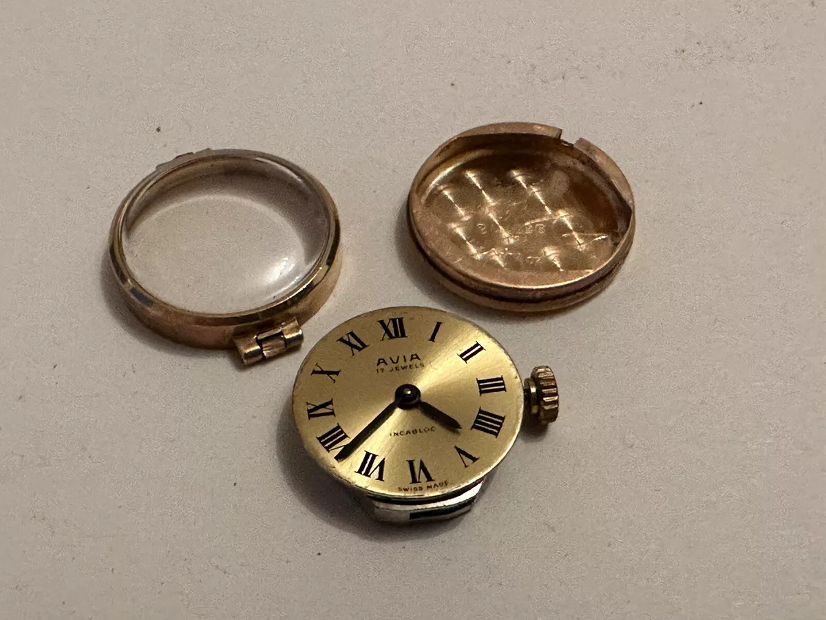 Avia ladies 9ct gold watch cheap