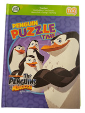 Leap Frog Tag Reading System - Madagascar Penguin Puzzle Time