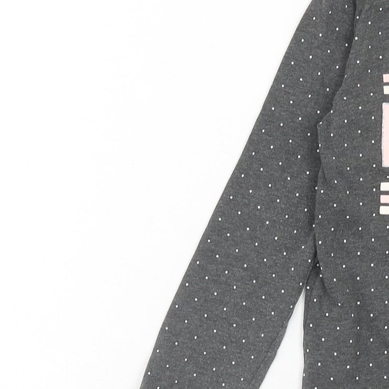 Primark Girls Grey Plaid Cotton blend Blouse Size 4 Years   - B image 9