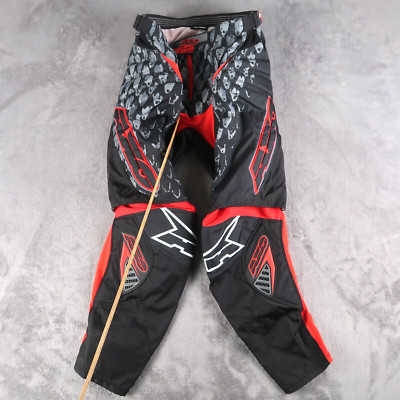 AXO Dyemax Mamba Pants Size 30x25.5 Mens Black Red Sport Motocross Racing