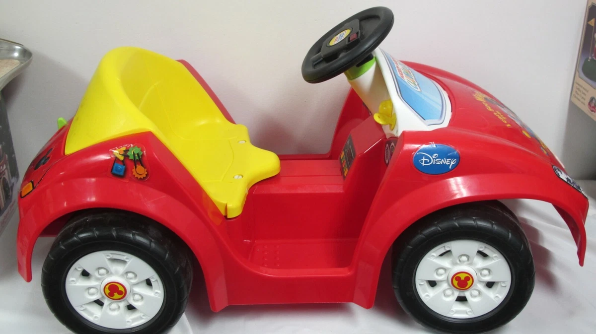 MICKEY MOUSE CLUB HOUSE POWER WHEELS RIDE ON CAR DISNEY FISHER