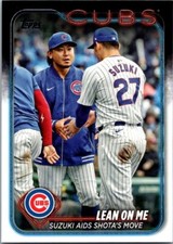 2024 Topps Update #US205 Lean On Me: Suzuki Aids Shota's Move