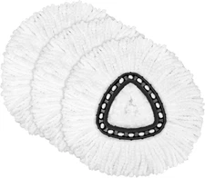 3 Pack Mop Replacement Heads for O-Ceda Easywrin Spin Mop, Microfiber