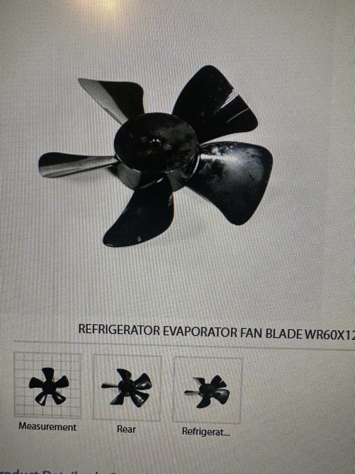 Motor ventilador evaporador GE WR60X213 MTR evap Foto 2 de 2