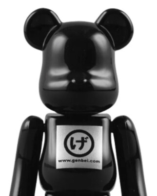 genbei BE@RBRICK 100% シルバー ブラック 2体セット genbei BE@RBRICK 100% シルバー ブラック 2体セット