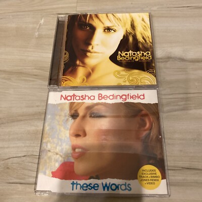 Natasha Bedingfield - These Words Import Single & Pocketful Of Sunshine 2 CD LOT