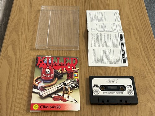 U.S. Gold Killed Until Dead Commodore 64 - Working -👽👾Retro Gift Idea👾👽