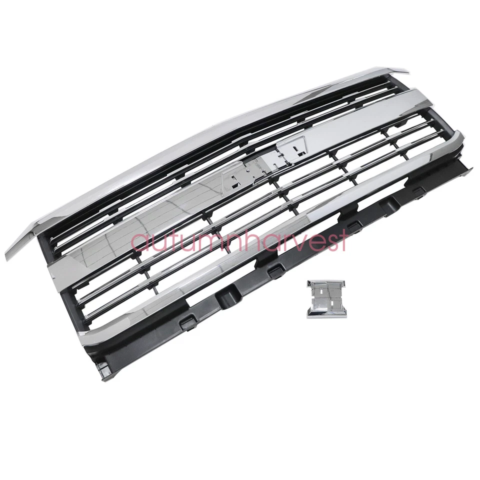 Chevrolet Silverado 2500 HD 3500 HD 2015-19 montaje de parrilla cromada estilo LTZ Foto 3 de 4