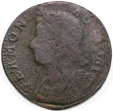 1786 RR-11 Vermont Colonial Copper Coin