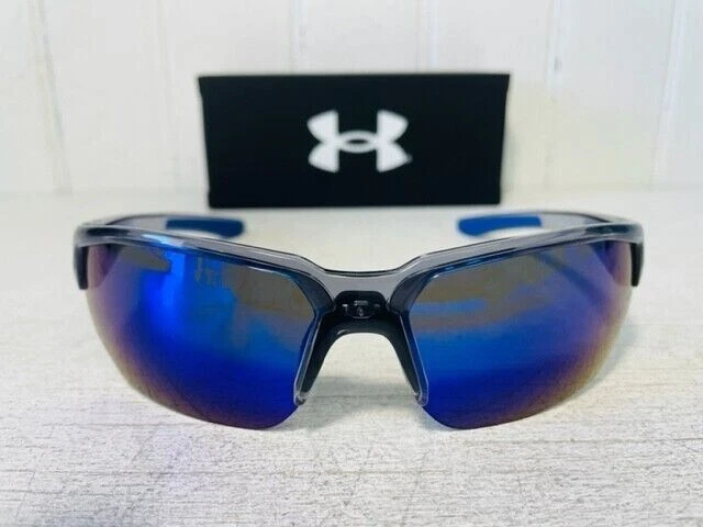 $90 Under Armour UA Blitzing Gafas de sol deportivas Gris Azul Lentes UA0012/S Foto 2 de 4